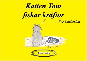 Katten Tom fiskar kräftor
