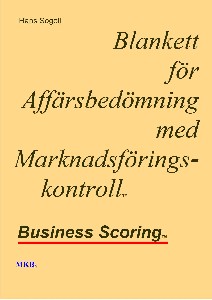 Blankett för Business Scoring - utvärdering av affärsmodeller